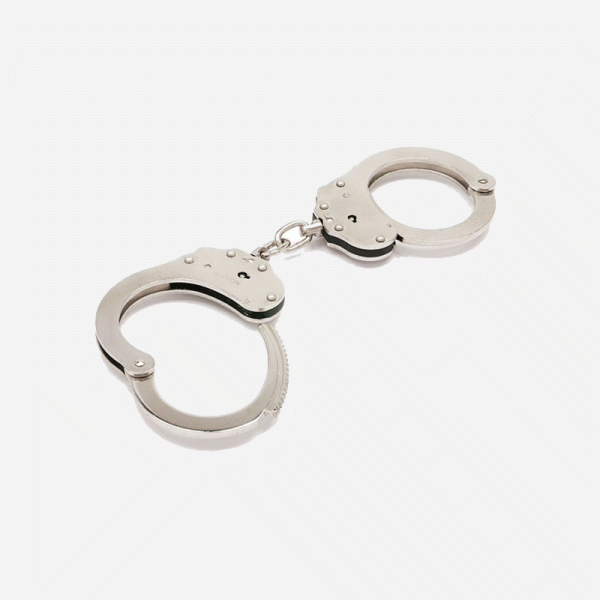 Handcuffs Alcyon soft link 5050 nickel - Handcuffs 5050