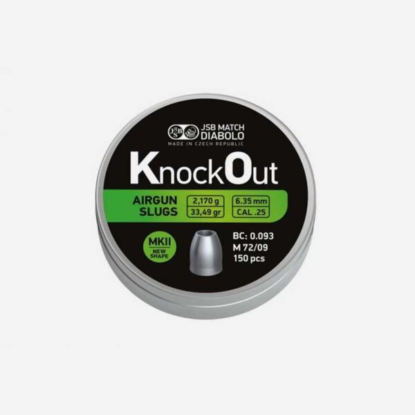 Чашки JSB Knockout Slugs MKII 6.35мм