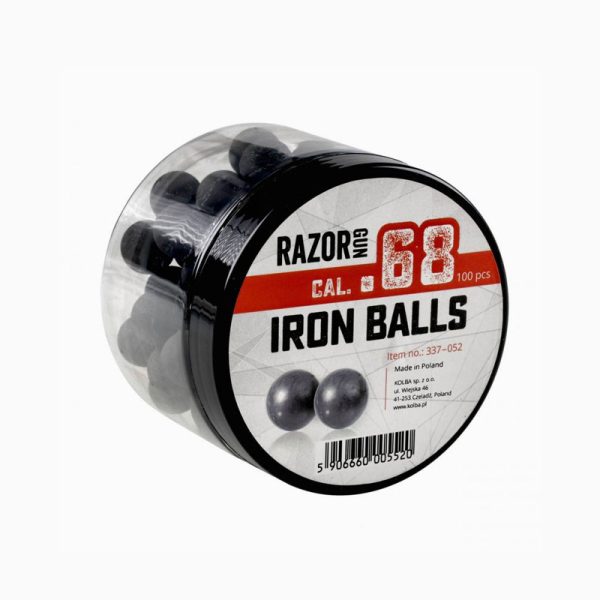 Rubber metal pellets Razor Gun .68 cal for Umarex HDS and SG68 100pcs