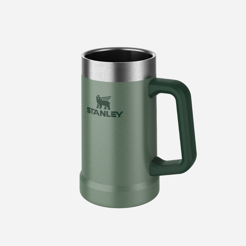 Термо Халба за бира Stanley Adventure Vacuum Stein 0.7L / 24oz Hammertone Green