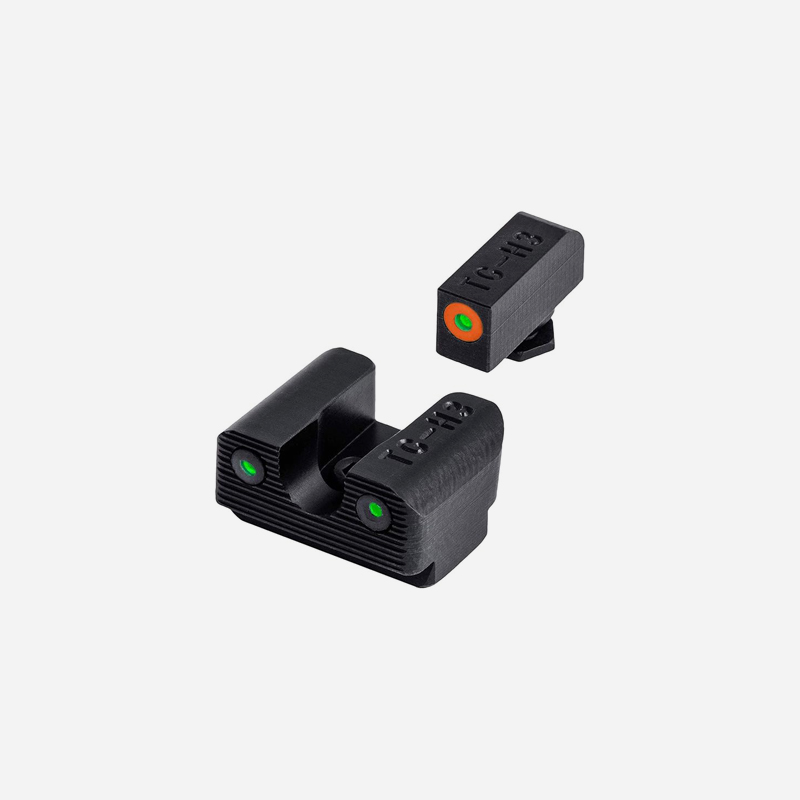 Тритиеви оптични мерни прибори Truglo Tritium Pro Night Sights за Glock 17/19 Orange