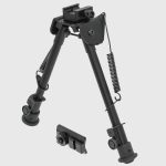 Двунога Leapers UTG Tactical OP Bipod, Rubber Feet, 8.3"-12.7"