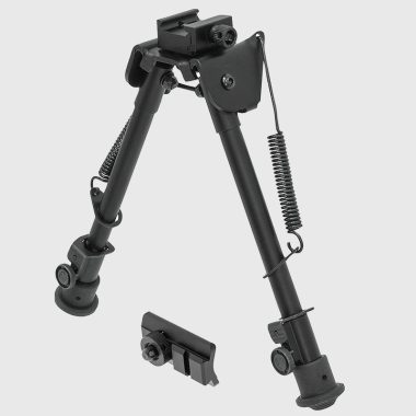 Двунога Leapers UTG Tactical OP Bipod Rubber Feet, 8.3″-12.7″ към Weaver