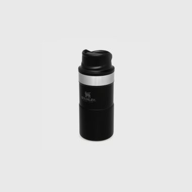 Термо чаша за път Stanley Trigger Action Travel Mug 0.25L  Matte Black Pebble