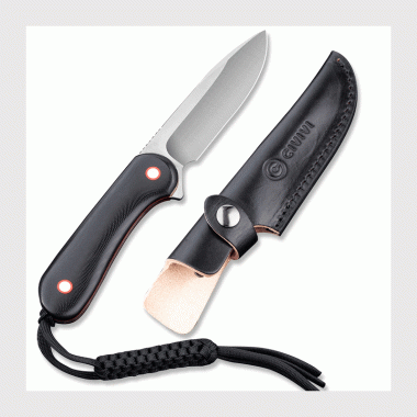 Knife Civivi Elementum Fixed 10Cr15CoMoV G10 Black / Red