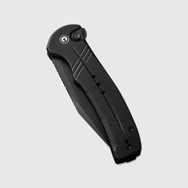 Нож Civivi Cogent 14C28N G10 Black Half Serrated