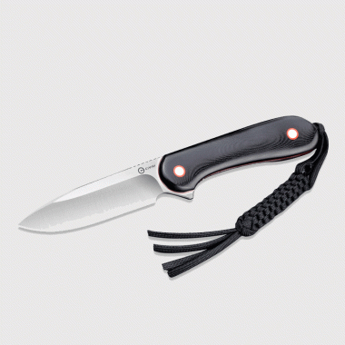 Knife Civivi Elementum Fixed 10Cr15CoMoV G10 Black / Red