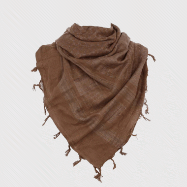 Shemagh 101 INC brown scarf