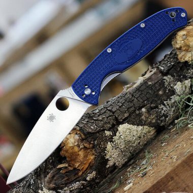 Нож Spyderco Resilience S35VN Blue