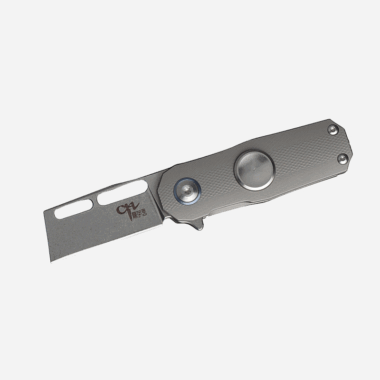 CH KNIVES Spinner Small Pocket Ti S35VN Gray Knife