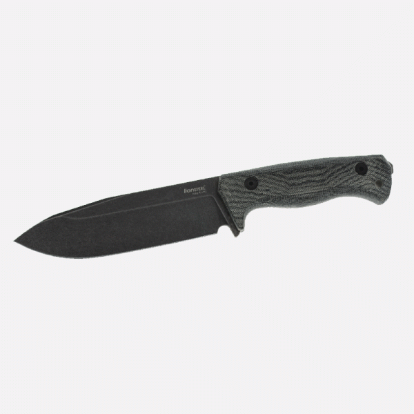 Нож LionSteel T6 K490 Black Canvas Old Black