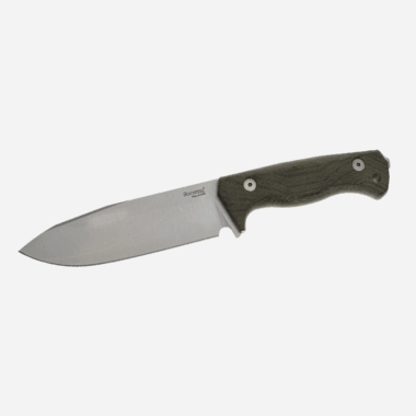 LionSteel T6 K490 Green Canvas Micarta Knife
