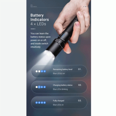 Фенер Nextorch P8 High Output Cylindrical Flashlight 1300 Лумена