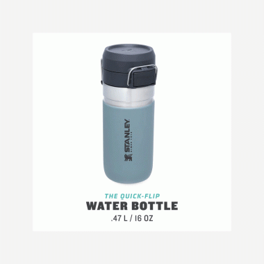 Термо бутилка за вода Stanley Quick Flip Water Bottle 0.47L Shale
