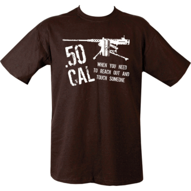 Combat UK 50 Cal Black T – shirt