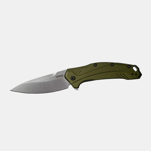 Knife Kershaw LINK CPM 20CV 6061-T6 Aluminum Olive