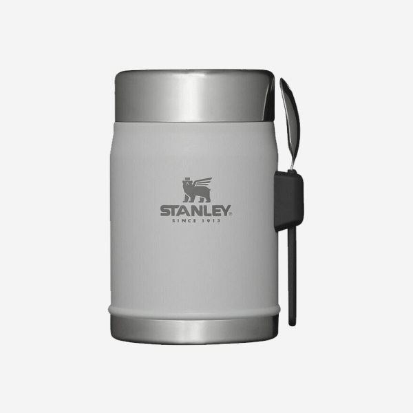 Термос за храна Stanley Classic Legendary Food Jar 0.4L with spork Ash