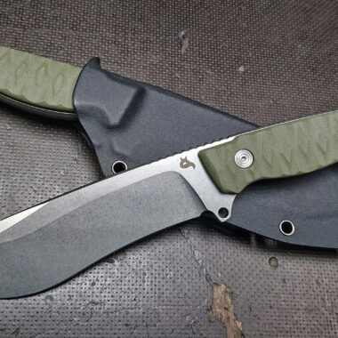 Fox Golem D2 G10 Green Knife