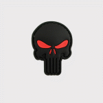 Пач 3D PVC Secubor PUNISHER RED EYES