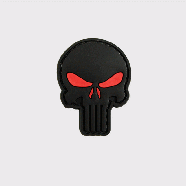 Пач 3D PVC Secubor PUNISHER RED EYES