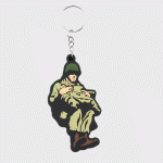 Ключодържател гумен 3D WWII Paratrooper