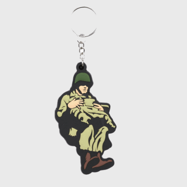 3D Rubber Key Holder: WWII Paratrooper » Arms-Bg Оръжеен Магазин