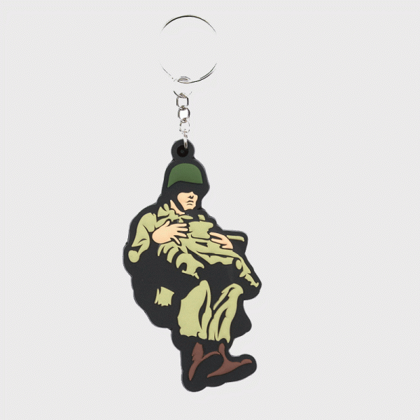 Ключодържател гумен 3D WWII Paratrooper