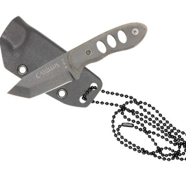 Camillus Choker 1095 Micarta Grey USA Knife