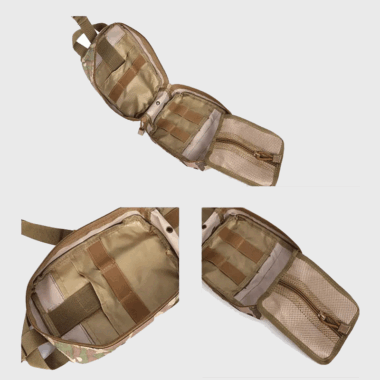 First Aid Kit Case 16 x 18 x 8 cm Multicam