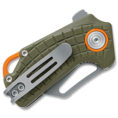 Fox Puck D2 G10 OD Green Knife