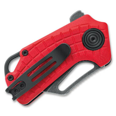 Fox Puck D2 G10 Red Knife