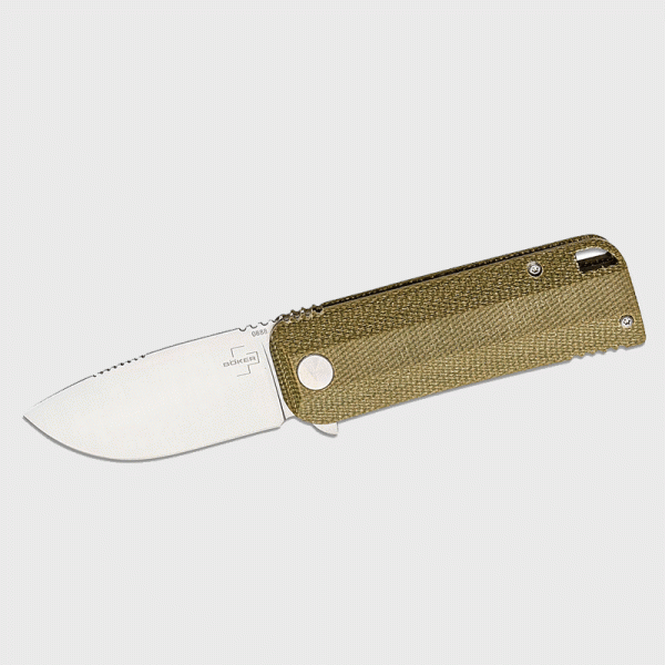 Нож Böker Baba Yaga М390 Micarta green