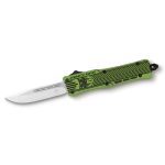 Автоматичен Нож CobraTec Medium CTK-1 Drop D2 Zombie Green Graphite Black