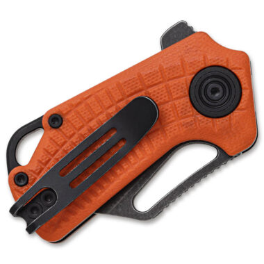 Fox Puck D2 G10 Orange Knife