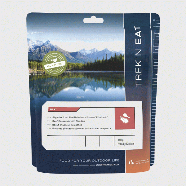 Freeze-dried food: Beef Casserole with Noodles Trek'n Eat Beef Casserole with Noodles