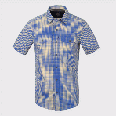 Риза с къс ръкав Helikon-tex Covert Concealed Carry Short Sleeve Shirt Royal Blue Checkered