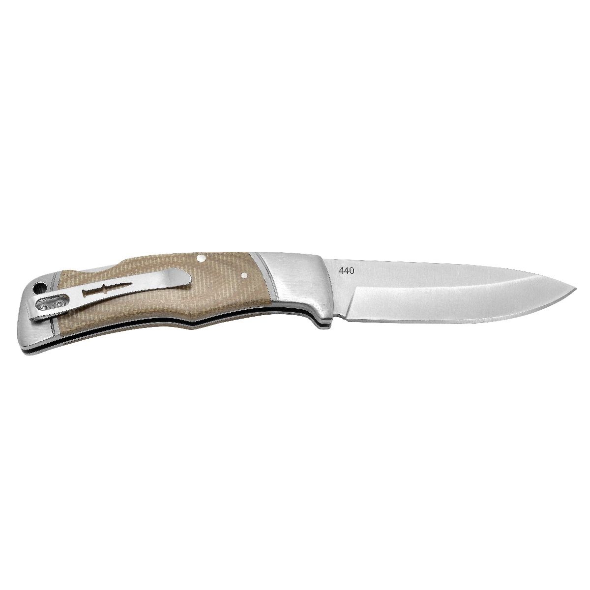 Knife Camillus The Classic Lock Back 440 Micarta Brown