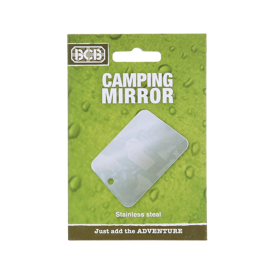 Къмпинг сигнално огледало BCB camping mirror от неръждаема стомана