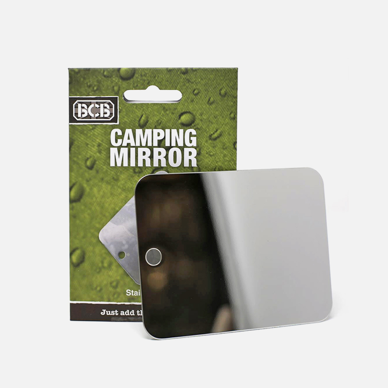 Къмпинг сигнално огледало BCB camping mirror от неръждаема стомана