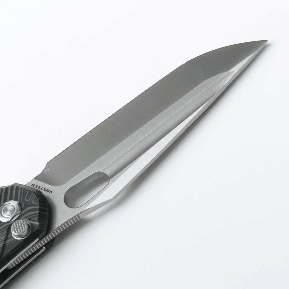 Knife Vosteed Thunderbird S35VN Topo G10 Black and Dark Green