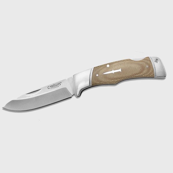 Knife Camillus The Classic Lock Back 440 Micarta Brown