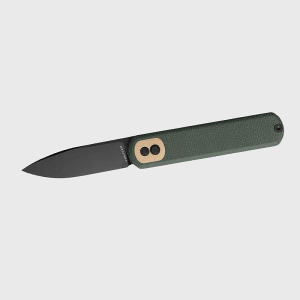 Нож-Vosteed-Corgi-14C28N-Micarta-Green-stonewashed-black