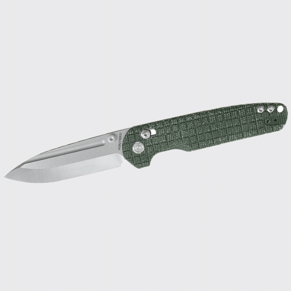Нож-Vosteed-Grind-154CM-Micarta-Green-Frag