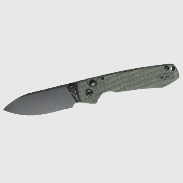 Нож-Vosteed-Raccoon-14C28N-Micarta-Green-Black-Stonewashed