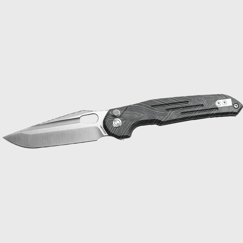 Knife Vosteed Thunderbird S35VN Topo G10 Black and Dark Green