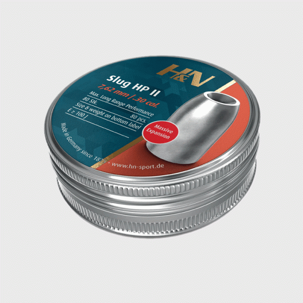 Проектил H & N Slug HP II 7.62мм .30cal 54 гр