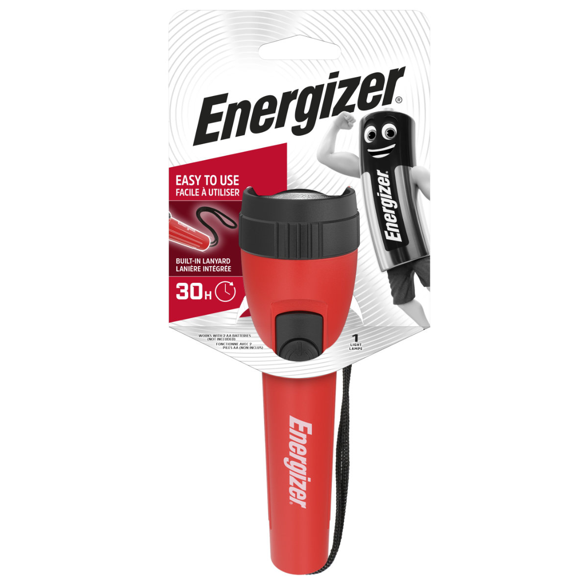 Фенер Energizer PLASTIC LED LIGHT 2AA 25lm