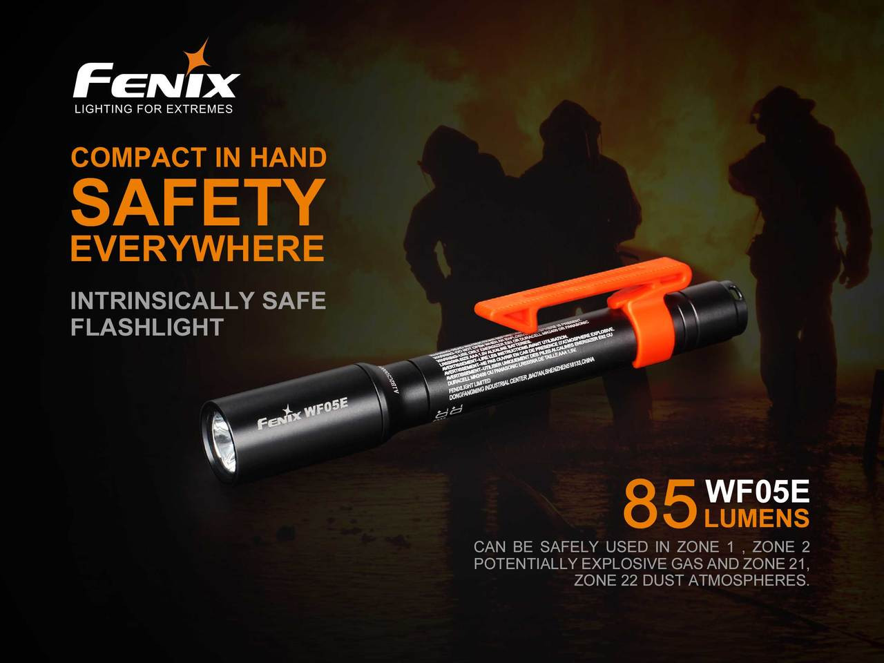 Искробезопаен Фенер Fenix WF05E INTRINSICALLY SAFE 85 Лумена