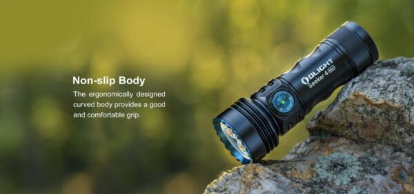 Olight Seeker 4 Mini 1200 Lumen Rechargeable Flashlight, Midnight Blue » Arms-Bg Оръжеен Магазин