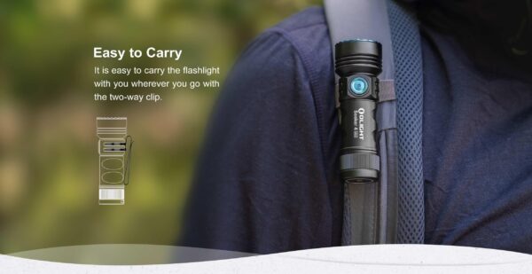Olight Seeker 4 Mini 1200 Lumen Rechargeable Flashlight, Midnight Blue » Arms-Bg Оръжеен Магазин